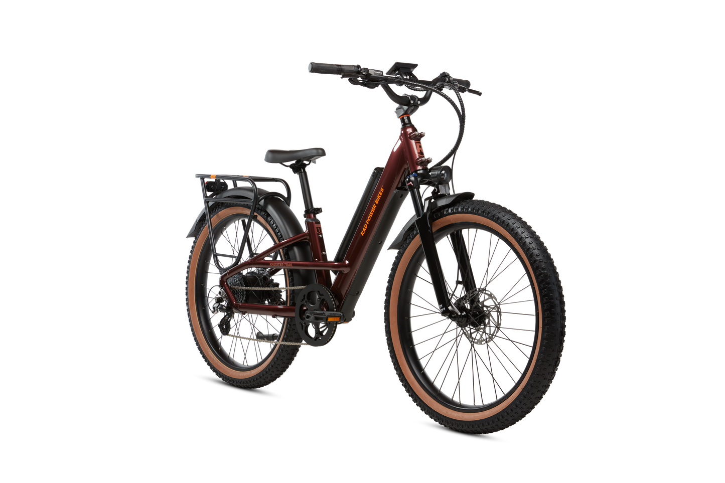 Radster™ Trail Electric Off-Road Bike; Copper Red; Large
