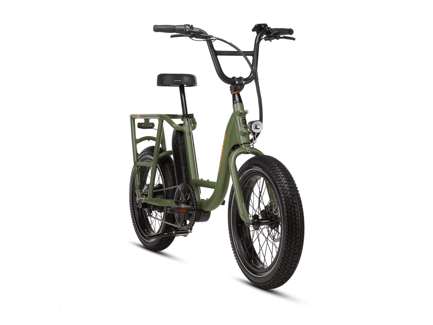 RadRunner™ Electric Cargo Utility Bike; Forest Green